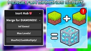 Merge For Diamonds Script | Inf Gems, Max Levels, Max Pet | Mobile