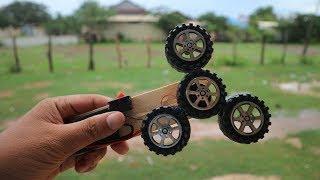 How to make a Fidget Spinners Using DC Motor - Fidget Toy Spinners