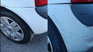 COMO ELIMINAR ROCES PINTURA COCHE POR MENOS DE 2€.