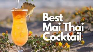 Mai Tai  Cocktail Recipe | Tropical Cocktails | How To Drink A Mai Thai