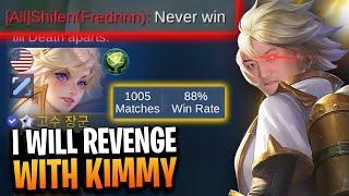 Gosu General met same enemies who trash talked last game | Mobile Legends Kimmy