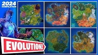 Fortnite Map Concept Evolution - Chapter 6 Season 2, Maps After END EVENTS and MORE!