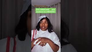 Jamaican Comedy : how Jamaicans give feedback at a wedding : Julie Mango