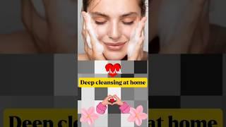 Deep cleansing at home #beauty hacks #natural tips #viral yt shorts #skin care