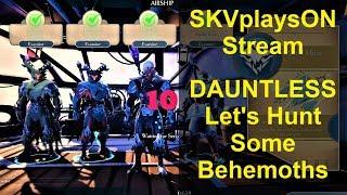 SKVplaysON - DAUNTLESS, Hunting for Upgrades, [ENGLISH] PC Gameplay