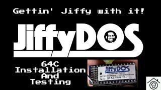 Commodore 64C JiffyDOS Install & Testing.