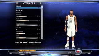 Nba 2k14 My career 99 overall before rookie showcase