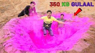 Holi Ki Masti in "Pool of Gulaal" | बुरा ना मानो होली है | 350 Kg Gulaal Pool