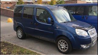 FIAT Doblo недооцененный мини грузовик. с вырванной опорой двигателя из головки.