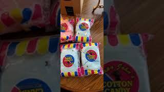 THE BEST COTTON CANDY ON AMAZON PAPA JOHN'S COTTON RANDY UNBOXING