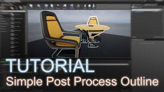 Simple Post Process Outline in Unreal