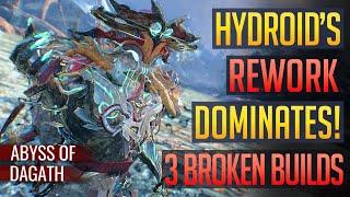 Warframe | HYDROID REWORK: 3 Different Broken Builds to Try!