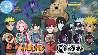 REVIEW FULL 7 SKIN COLLAB NARUTO! SUYOU, LUKAS, KALEA, VALE, JULIAN, HAYABUSA, GUSION