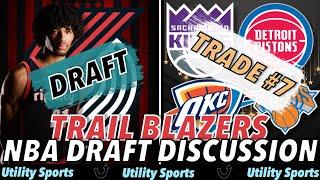 WHAT WILL THE PORTLAND TRAIL BLAZERS DO WITH PICK 7 I Blazers Draft Night Trades & Shaedon Sharpe