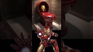 all superheroes toilet version sings simpapa polyubila #shorts