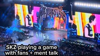 Stray Kids ‘dominATE World Tour’ - Playing games with fans + ment talk - Sofi Stadium LA day 2 60125