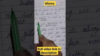 english idioms for all competitive exams ssc cgl chal hcs hssc banking #english #englishclass