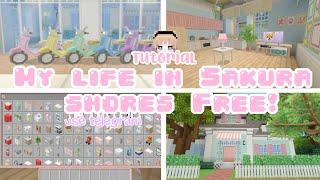 Tutorial‼️️||•My Life In Sakura Shores Free!•|| [Minecraft Bedrock] #minecraft #fypyoutube