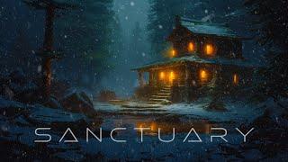 S A N C T U A R Y  |  Ethereal Meditative Ambient with Immersive 3D Wind & Snowfall [4K]