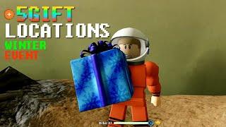 MORE Five GIFT LOCATIONS on WINTER SPACE EVENT in SPACE SIMULATOR Roblox