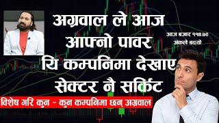 अग्रवाल ले आज आफ्नो पावर यि कम्पनिमा देखाए सेक्टर नै सर्किट // NEPALI SHARE MARKET