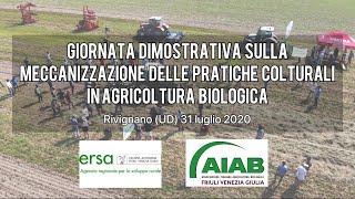 Meccanizzazione delle pratiche colturali in agricoltura biologica - AIAB FVG