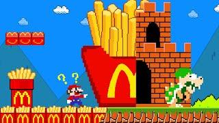 Super Mario Bros. But Every Seed Mario Touchs Become to McDonald | Game Animation