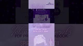 Intuitive Prompts PDF Printable Workbook, Spiritual Toolbox Digital Assets Library By Lightstar