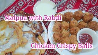 Malpua with Rabdi | Chicken Crispy Balls | Ramzan Special Recipes 2024 | By Rizz Vlog 