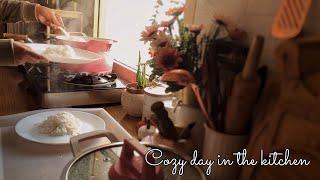 Spending cold winter days by making Heartwarming meals | Slow living Kitchen | Cozy winter vlog