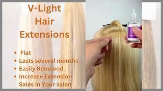 How to apply V light Hair Extensions