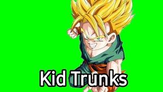 Kid Trunks Base & Ssj Green screen ( DBZ ).