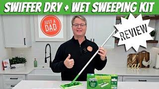 Swiffer Sweeper Dry & Wet Starter Kit Review & Unboxing