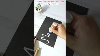 Diy glitter Names #art #drawing #craft #diy #ytshorts #ytviral #viralvideo #yt