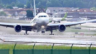 Pilot Aborts Landing Too Late