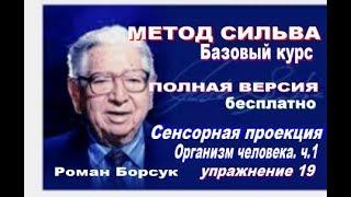 Видеоурок 19. Метод Сильва базовый курс. Сенсорная проекция. Организм человека. ч.1 Роман Борсук