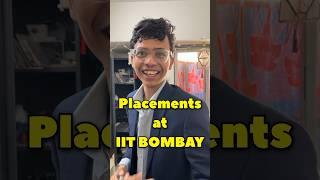 What Placements at IIT BOMBAY looks like #rushikale #iit #iitbombay
