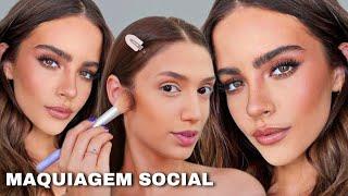 MAQUIAGEM SOCIAL *FÁCIL* PARA TRABALHO E EVENTO | MAKE PARA USAR TODOS OS DIAS!!!