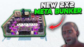 NEW 2X2 META BUNKER 2.0 | Rust Building Tutorial 2024