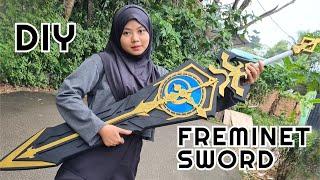 How to make FREMINET SWORD from GENSHIN IMPACT out of EVA Foam