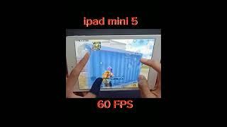 ipad mini 5 pubg test 2023 | power of 60 FPS Bgmi #shorts #youtubeshorts