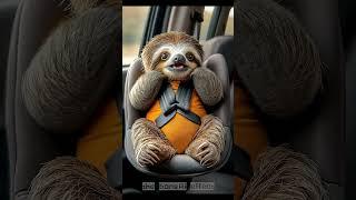 Sloth Goes for a drive #shorts