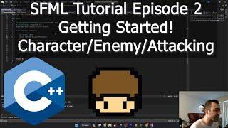 Drawing Sprites, Input Based Movement, and Basic Gameplay - SFML C++ Tutorial - Episode 2