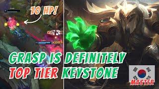 The verdict is in - Grasp is good! Jungle Yorick in KOREAN MASTER ELO