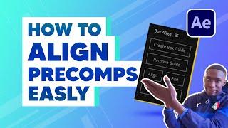 Easy Align tool for Adobe After effects: Box align.