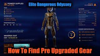 Elite Dangerous Odyssey:  How To Find The Rare Pre-Upgraded Gear