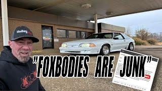 Entitled Import dude tries to TROLL a fox body channel.....