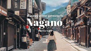 Snowy Winter trip to Nagano| Narai-juku, Howls Moving Castle cafe, Snow monkey| JAPAN TRAVEL VLOG