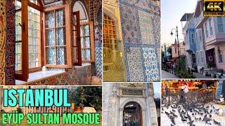  Istanbul Eyüp Sultan Mosque and Vibrant Surrounding Bazaars Turkey 4K