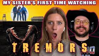 My Sister's First Time Watching Tremors (1990) | Movie Reaction | Big Mother Humpers!